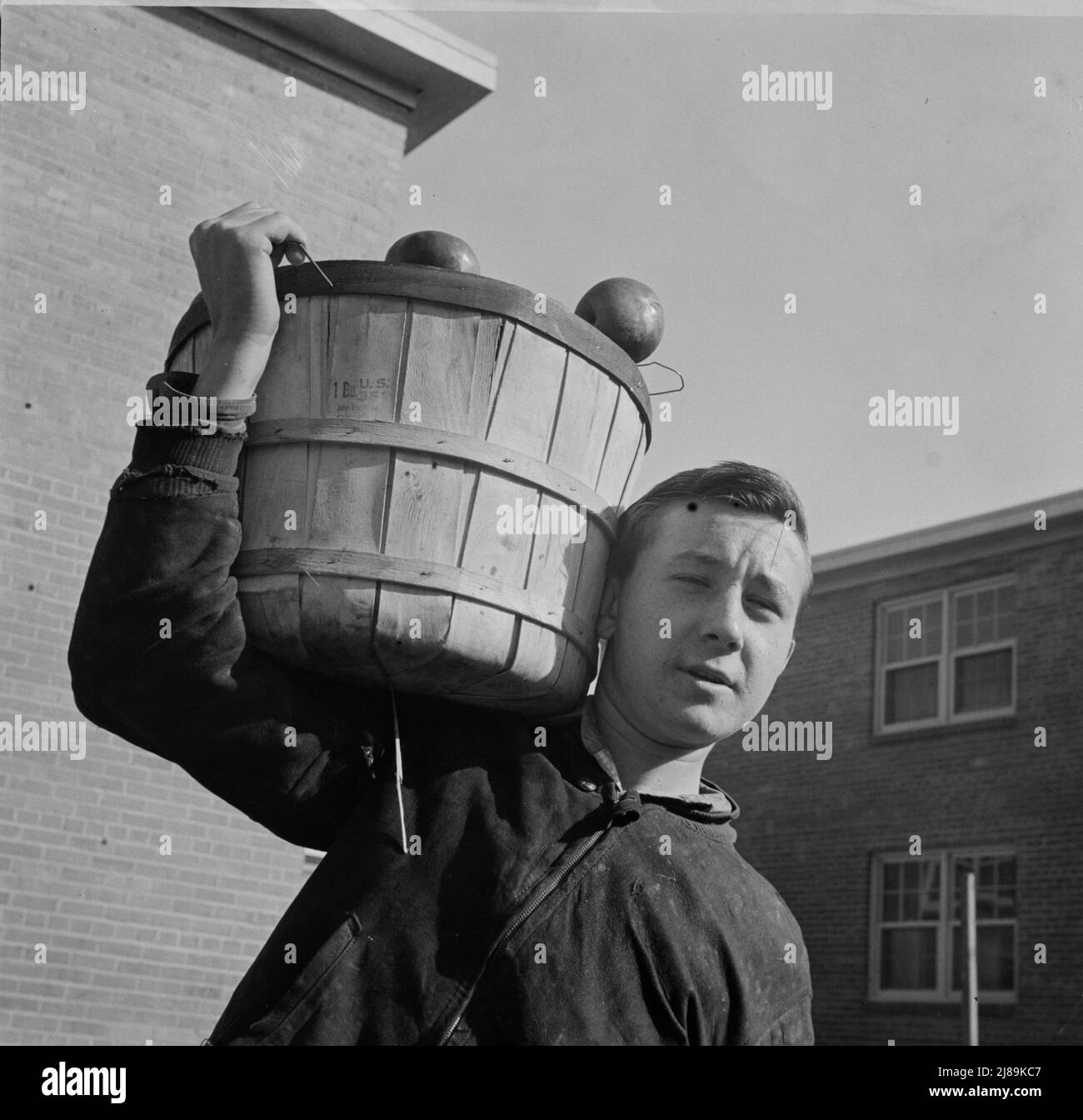 Washington, D.C. junger Huckster im Südwesten. Stockfoto