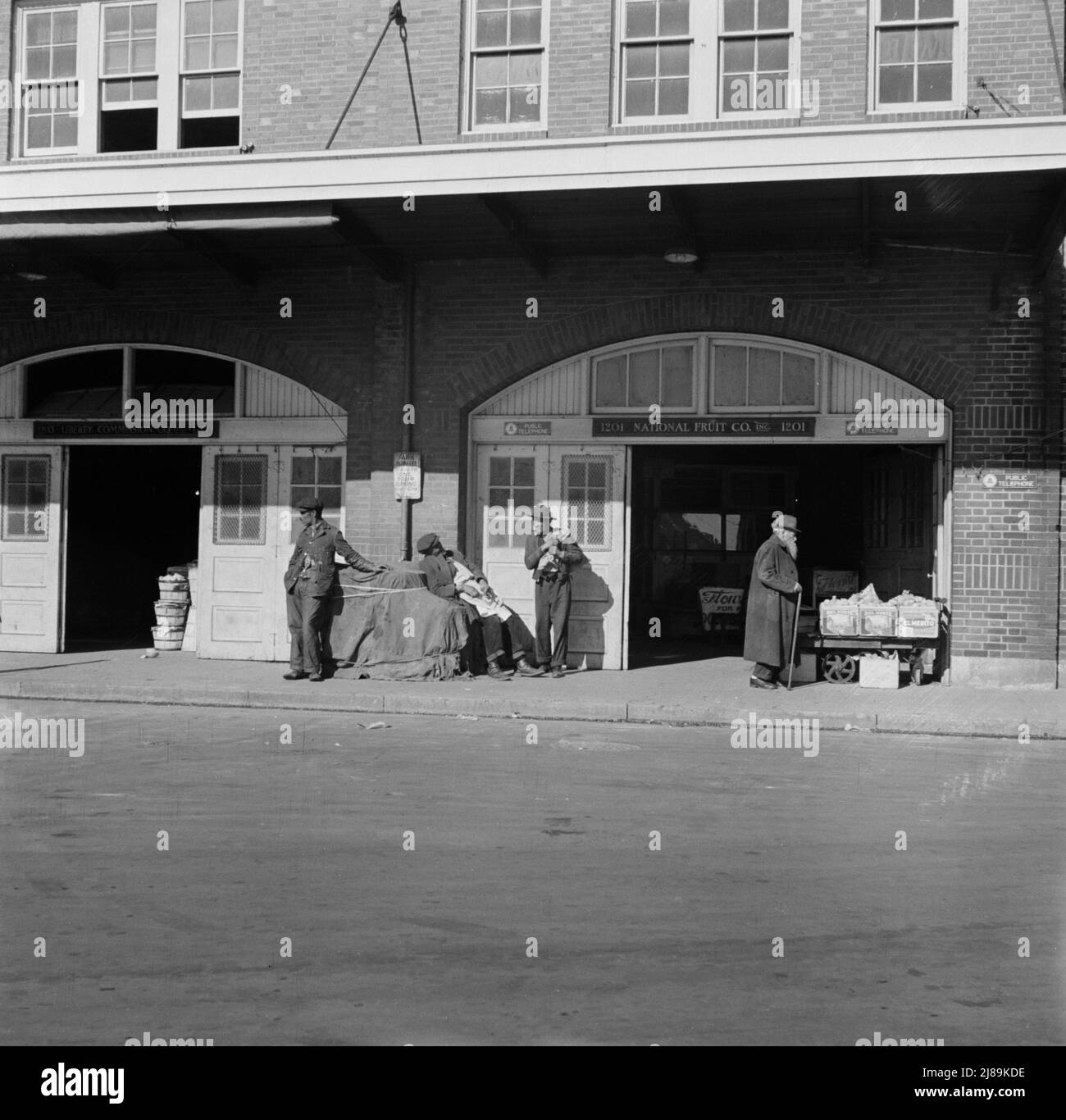 Washington, D.C., Obstmarkt am Wasser. Stockfoto
