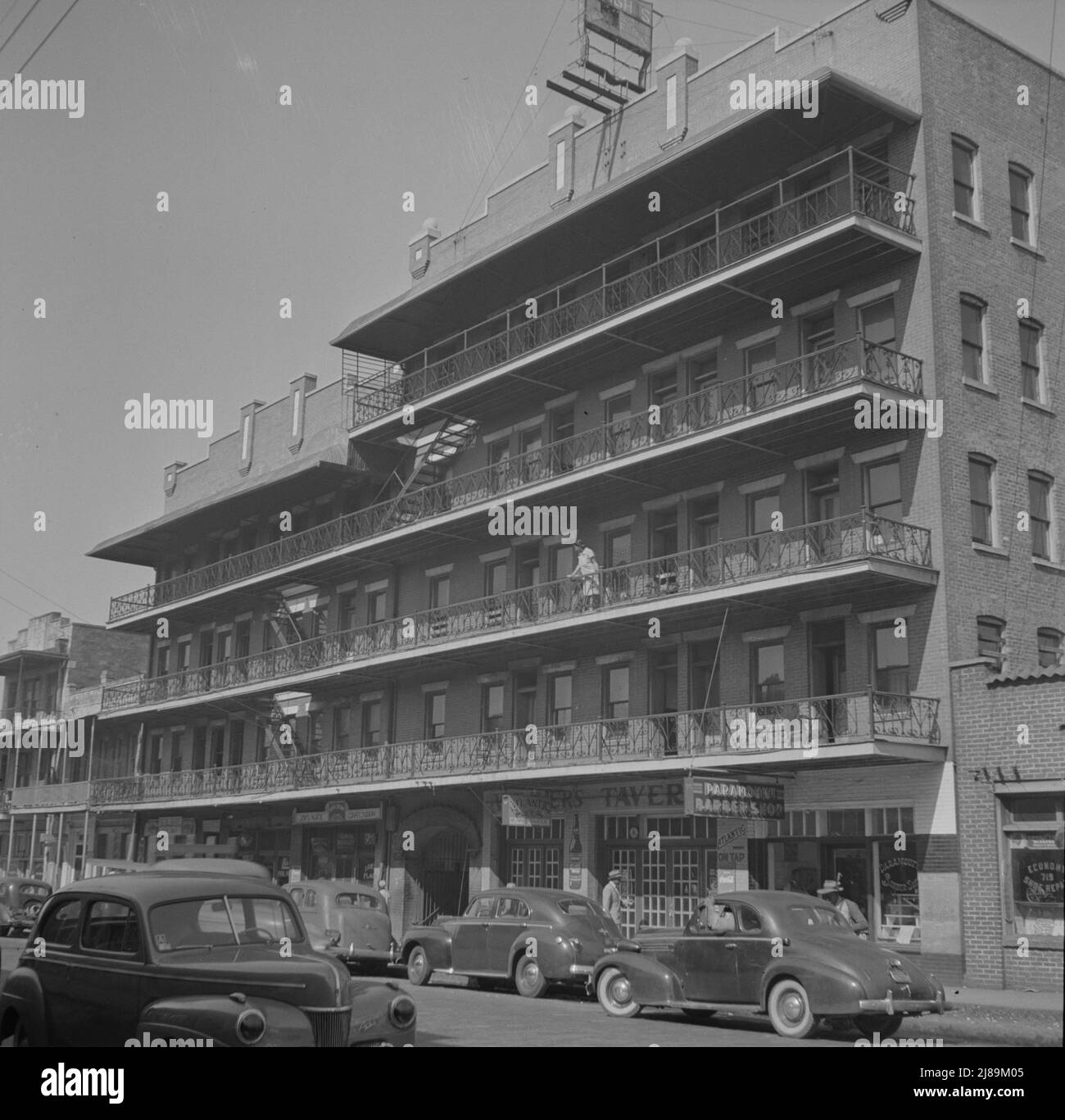 Jacksonville, Florida. Melden Sie sich vor einer Arbeitsagentur an. Stockfoto