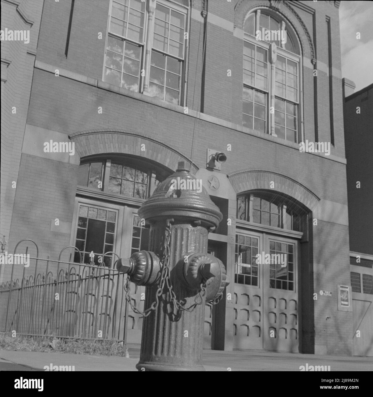 Washington, D.C. Feuerwehrhaus Nummer vier. Stockfoto