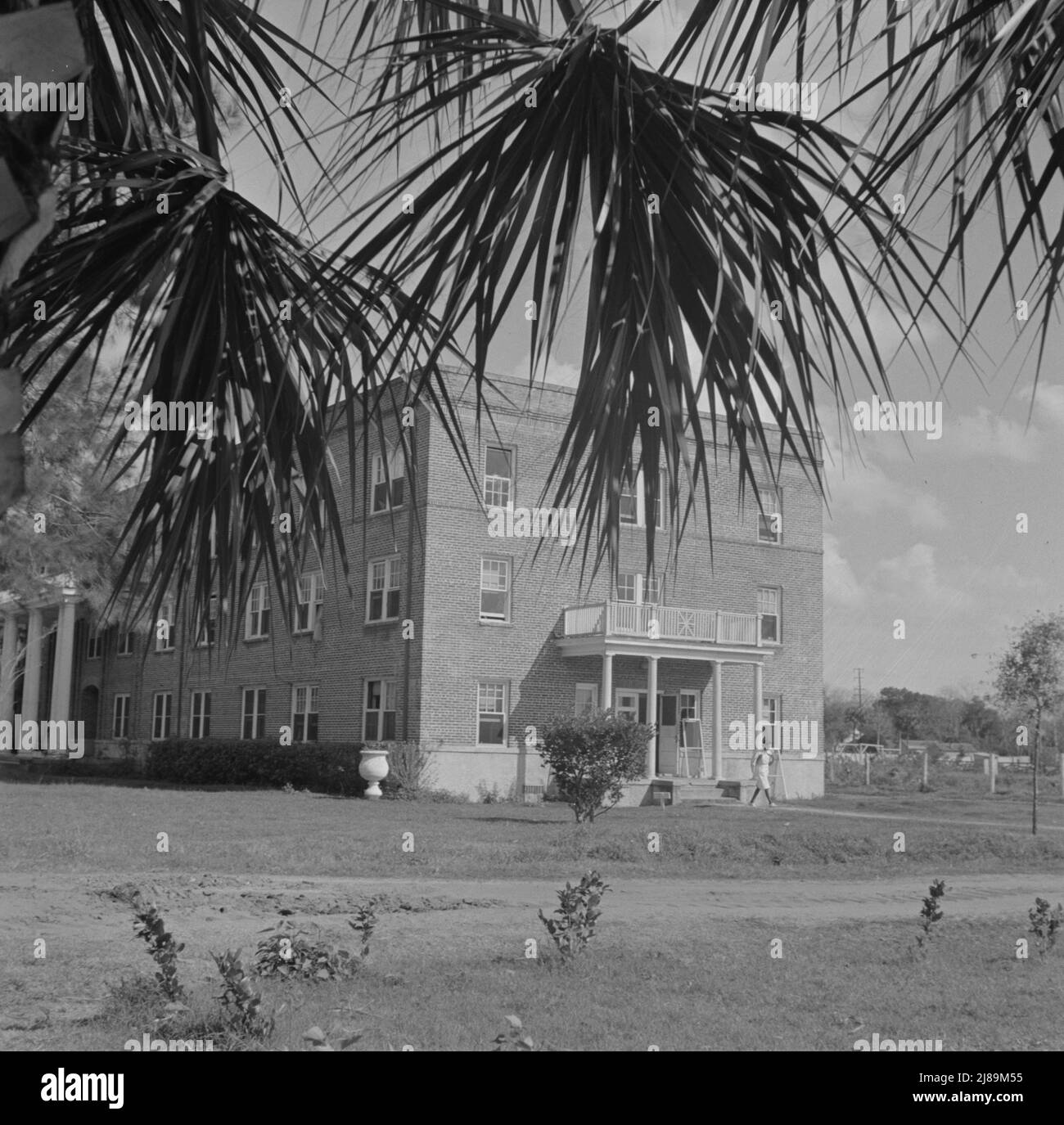 Daytonas Beach, Florida. Bethune-Cookman College. Der Schlafsaal der Jungen. Stockfoto