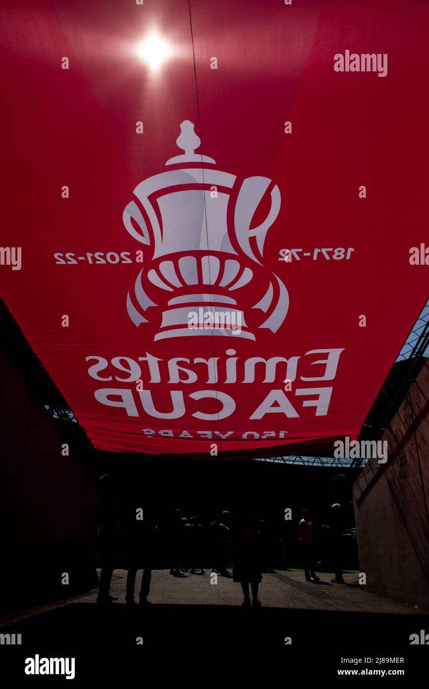 LONDON, GROSSBRITANNIEN. MAI 14. Wembley Stadium im Rahmen des FA Cup Finales zwischen Chelsea und Liverpool im Wembley Stadium, London am Samstag, 14.. Mai 2022. (Kredit: Federico Maranesi | MI Nachrichten) Kredit: MI Nachrichten & Sport /Alamy Live Nachrichten Stockfoto