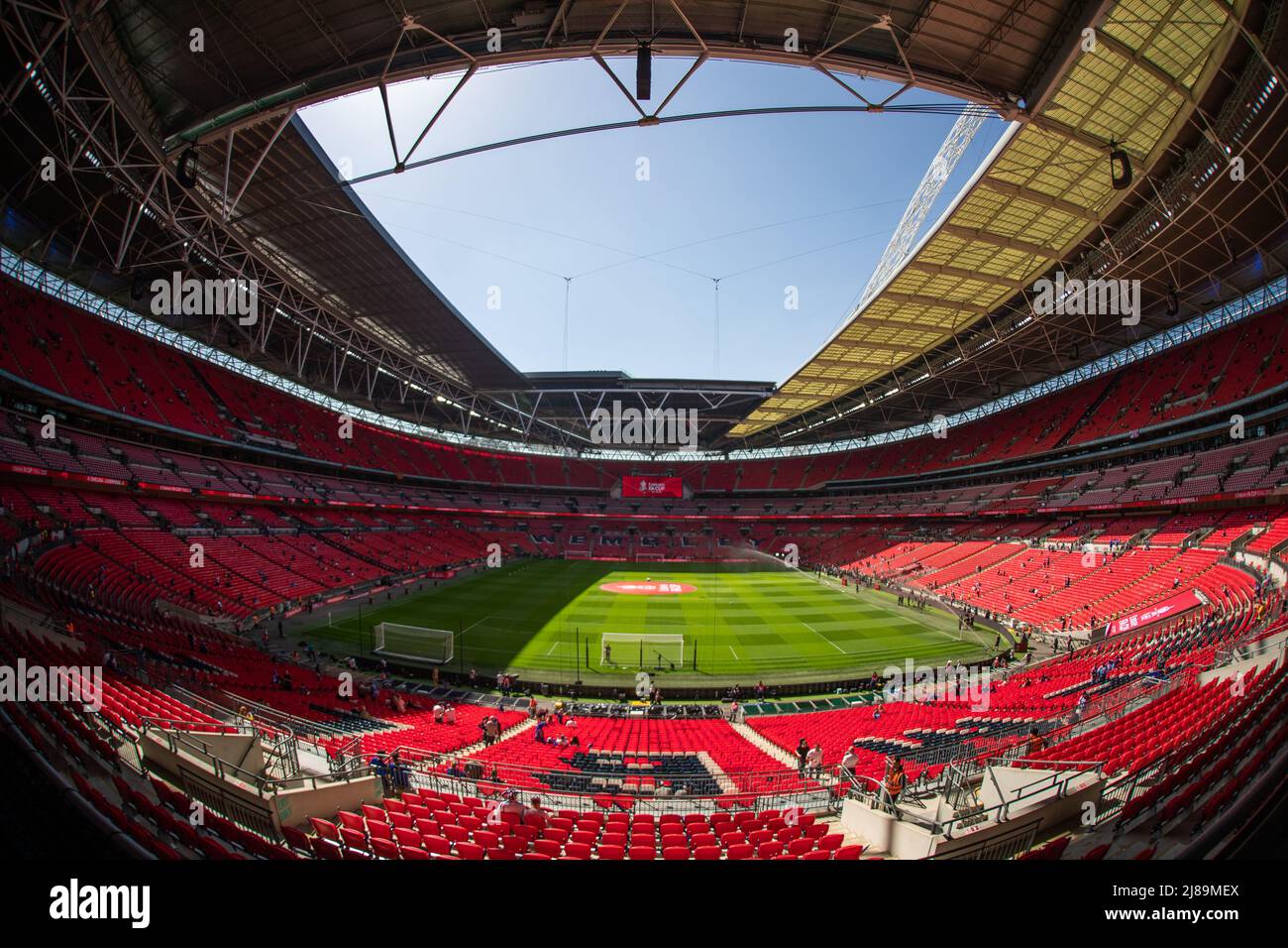 LONDON, GROSSBRITANNIEN. MAI 14. Wembley Stadium im Rahmen des FA Cup Finales zwischen Chelsea und Liverpool im Wembley Stadium, London am Samstag, 14.. Mai 2022. (Kredit: Federico Maranesi | MI Nachrichten) Kredit: MI Nachrichten & Sport /Alamy Live Nachrichten Stockfoto