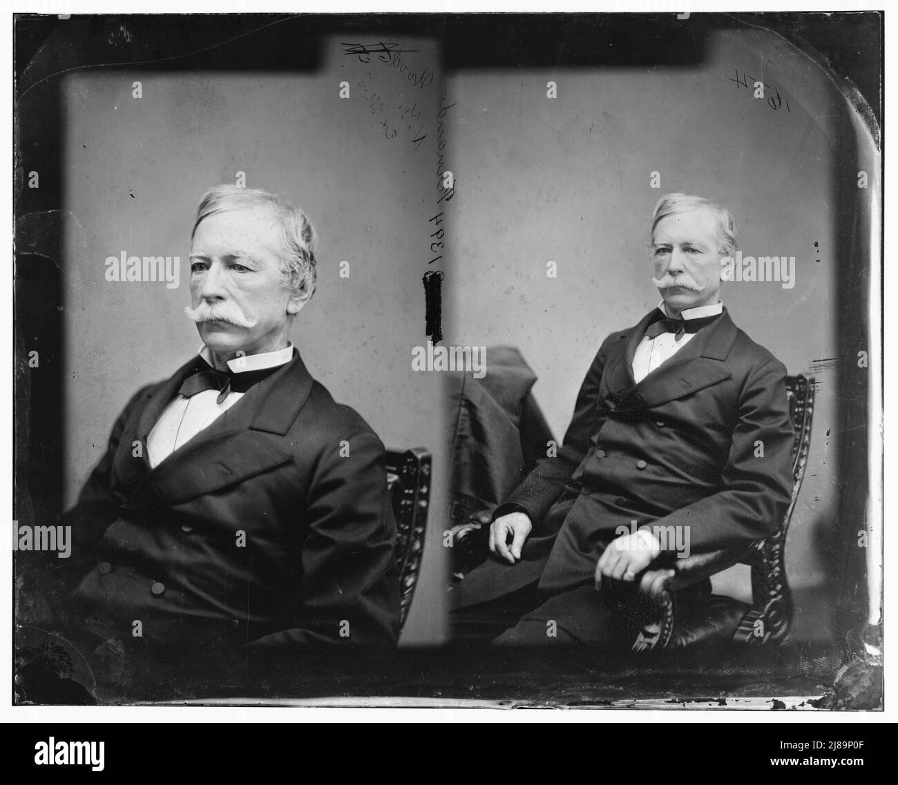 Fernando Wood aus New York, 1865-1880. Wood, Rep. Hon. Fernando of N.Y., zwischen 1865 und 1880. [Politiker, Kaufmann und Immobilieninvestor; Bürgermeister von New York City]. Stockfoto