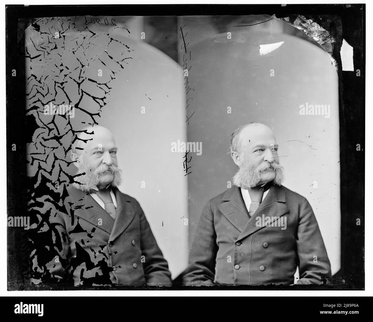 Levi Parsons Morton aus New York, 1865-1880. Morton, Hon. Levi Parsons, N.Y. Rep., Vize-Präs. Der USA, zwischen 1865 und 1880. [Vizepräsident der Vereinigten Staaten; Gouverneur von New York]. Stockfoto
