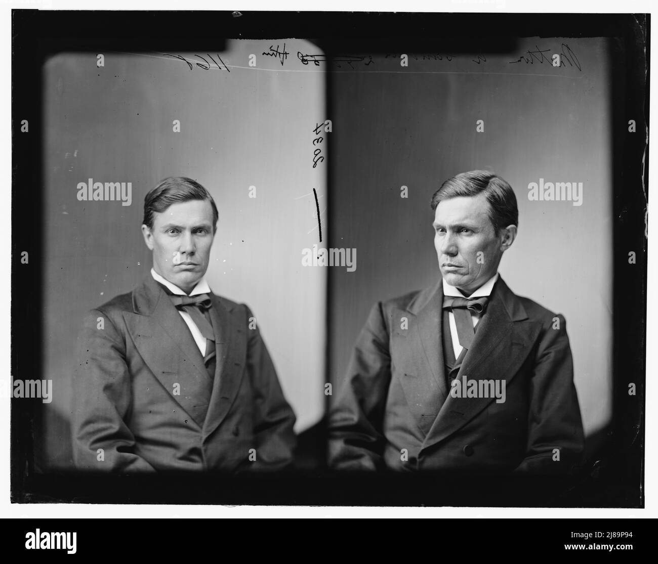 Milton A. Candler aus Georgia, 1865-1880. Candler, Hon. Rep. Milton A. von Ga. M.C. [Member of Congress?], zwischen 1865 und 1880. [Anwalt, Politiker und Soldat: hauptmann des 10. Regiments Georgia Cavalry, State Guards, Confederate States Army]. Stockfoto