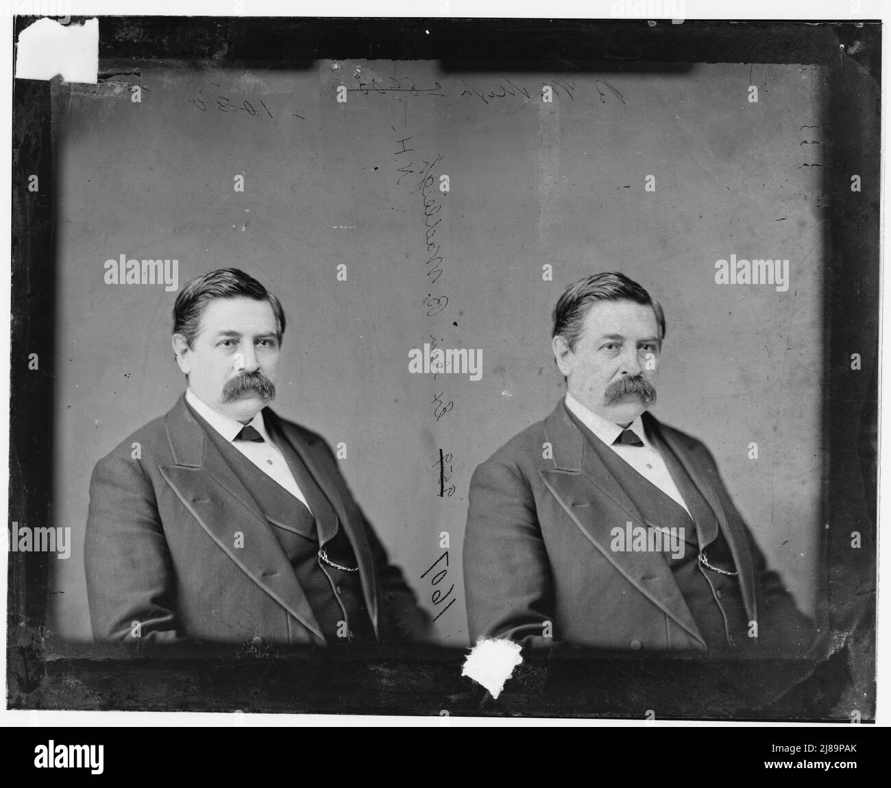 Senator Bainbridge Wadleigh aus New Hampshire, 1865-1880. Wadleigh, Hon. Bainbridge, Senator von N.H., zwischen 1865 und 1880. [Politiker und Rechtsanwalt: vorsitzender des Patentausschusses, Mitglied des Ausschusses für Privilegien und Wahlen]. Stockfoto