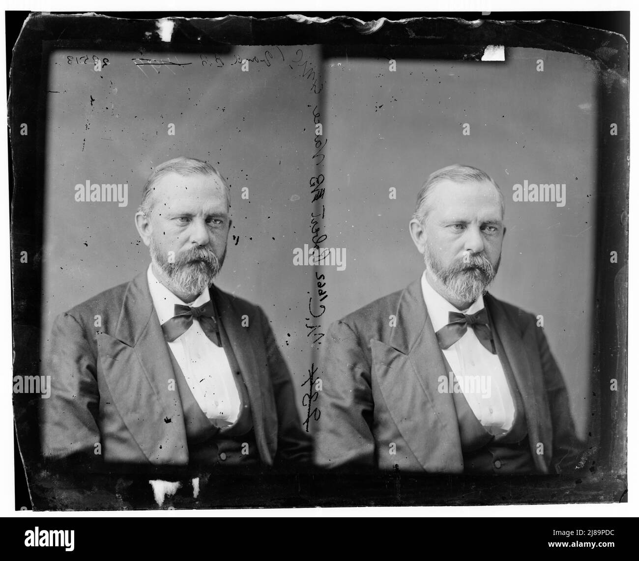 Robert Brank Vance von N.C. Oberst von 29. N.C. Inf. C.A. Allgemein im Jahr 1863, zwischen 1865 und 1880. [Soldat und Politiker: oberst im North Carolina Infantry Regiment 29. der Konföderierten US-Armee; Vorsitzender des Patentausschusses des Vereinigten Staaten-Repräsentantenhauses]. Stockfoto