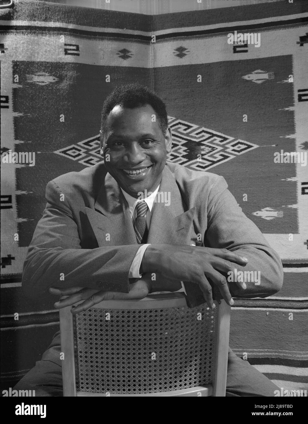 Washington, D.C. Paul Robeson, Bariton. Stockfoto