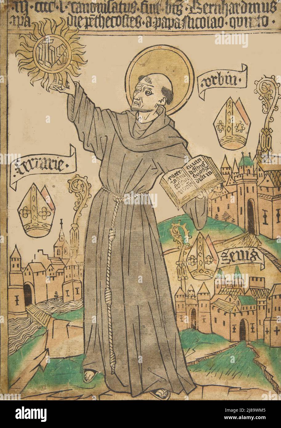 Saint bernardino of siena Fotos und Bildmaterial in hoher Auflösung