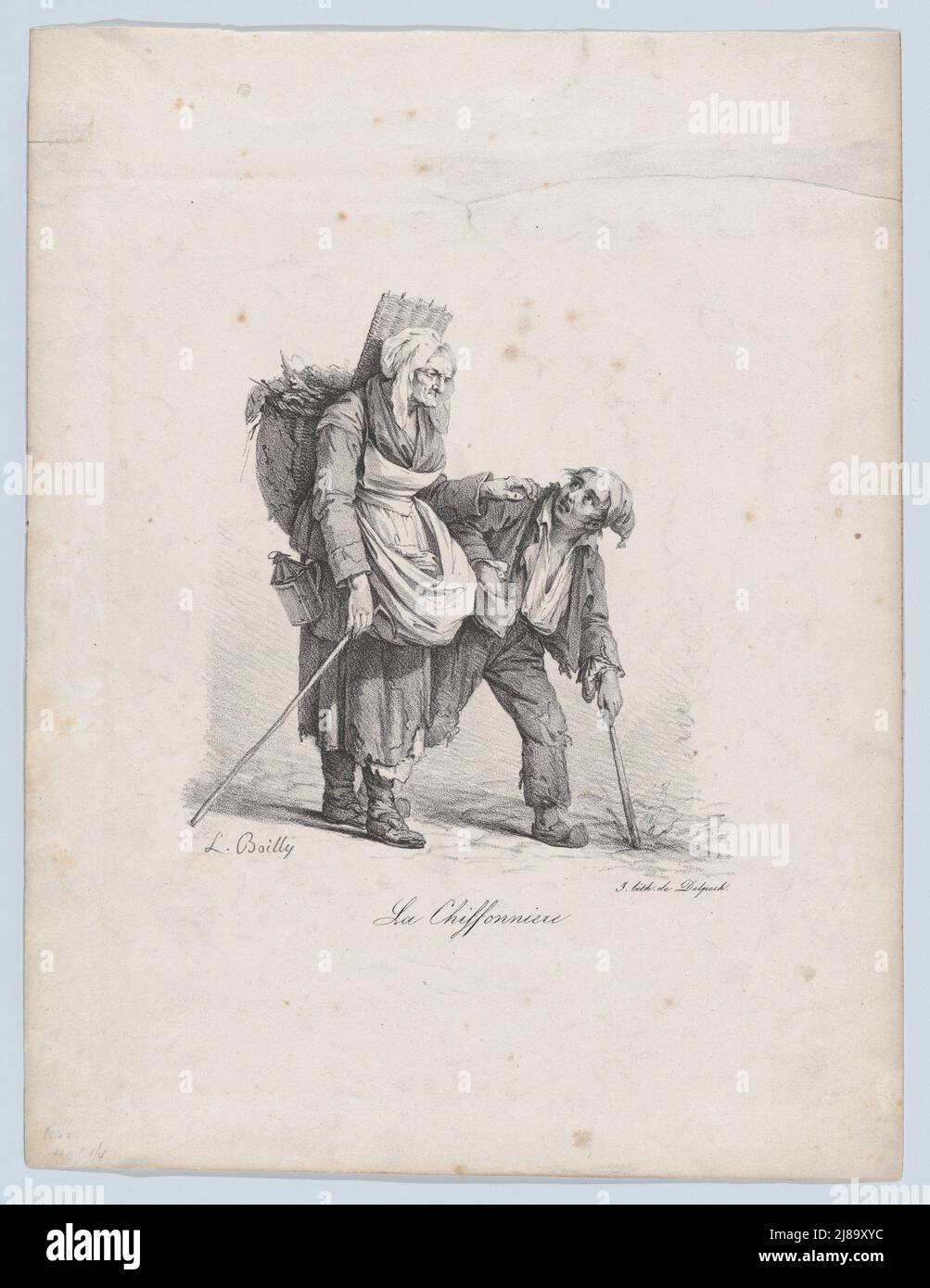 The Rag Picker, 1822. Stockfoto