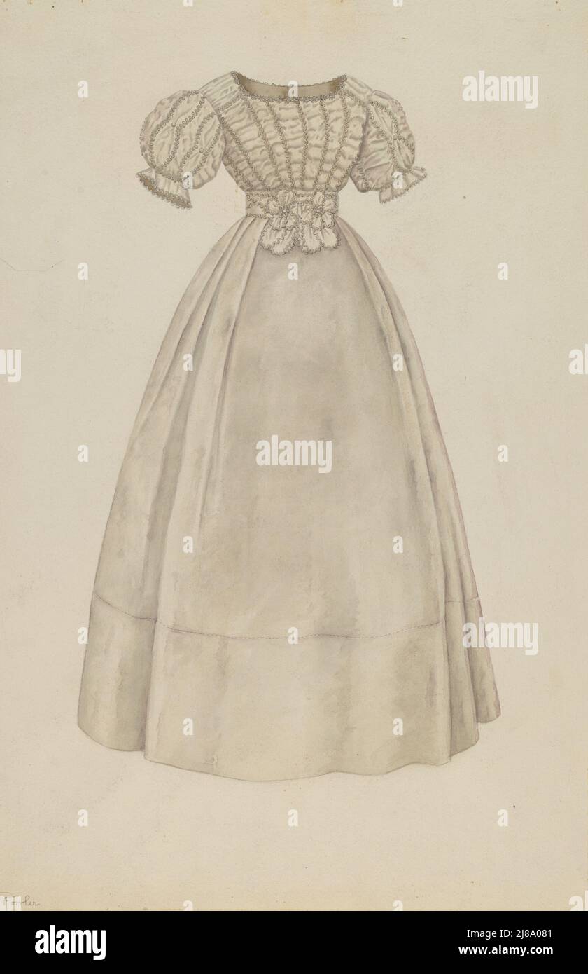 Hochzeitskleid, c. 1938. Stockfoto