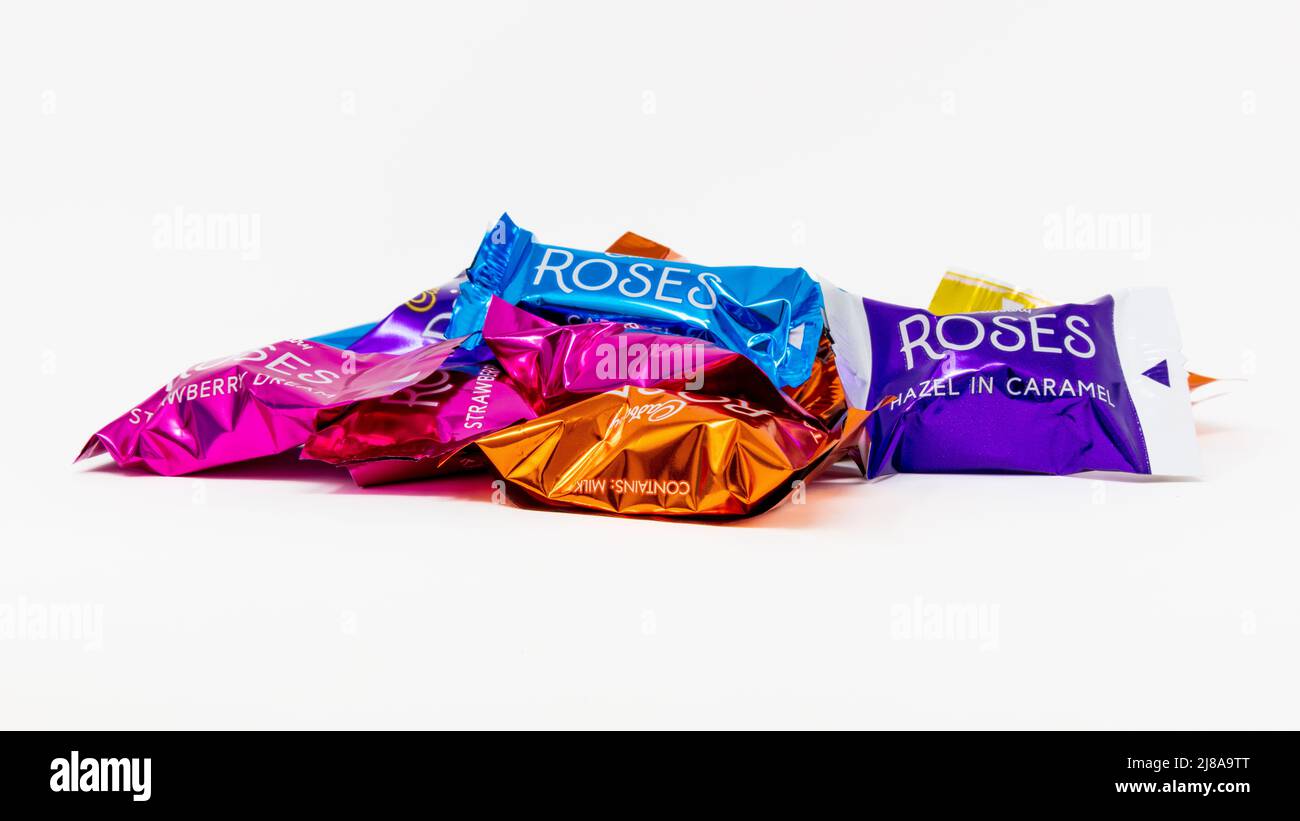 Cadbury Roses Stockfoto