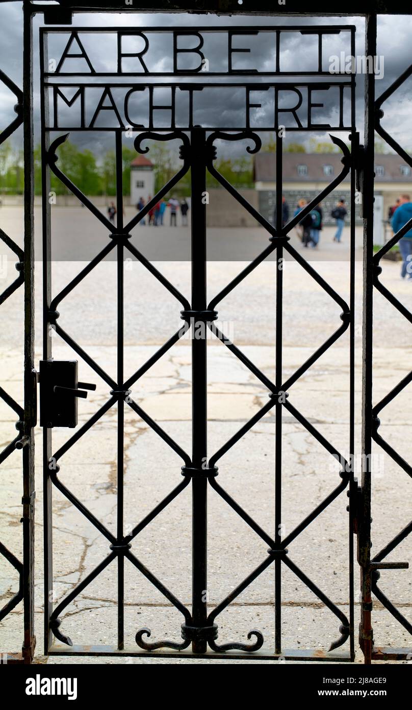 Deutschland Bayern München Dachau. Das Konzentrationslager Stockfoto