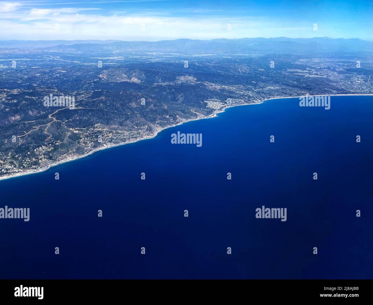 Die Küste von Los Angeles Stockfoto