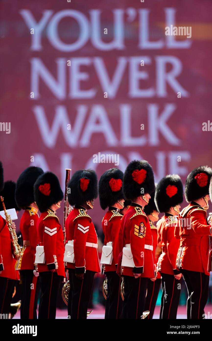 LONDON, GROSSBRITANNIEN. MAI 14. Wembley Stadium im Rahmen des FA Cup Finales zwischen Chelsea und Liverpool im Wembley Stadium, London am Samstag, 14.. Mai 2022. (Kredit: Federico Maranesi | MI Nachrichten) Kredit: MI Nachrichten & Sport /Alamy Live Nachrichten Stockfoto
