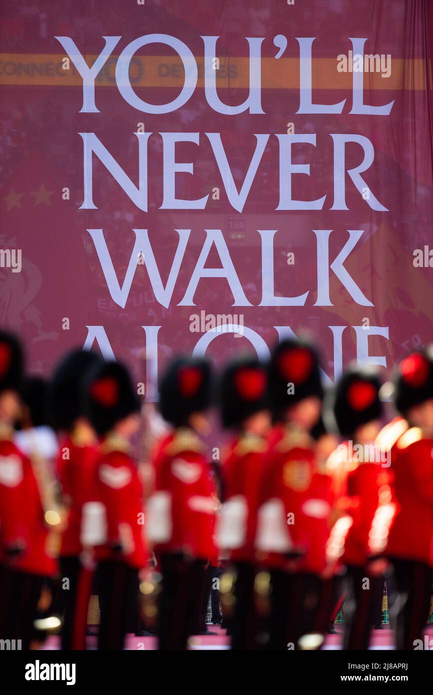 LONDON, GROSSBRITANNIEN. MAI 14. Wembley Stadium im Rahmen des FA Cup Finales zwischen Chelsea und Liverpool im Wembley Stadium, London am Samstag, 14.. Mai 2022. (Kredit: Federico Maranesi | MI Nachrichten) Kredit: MI Nachrichten & Sport /Alamy Live Nachrichten Stockfoto