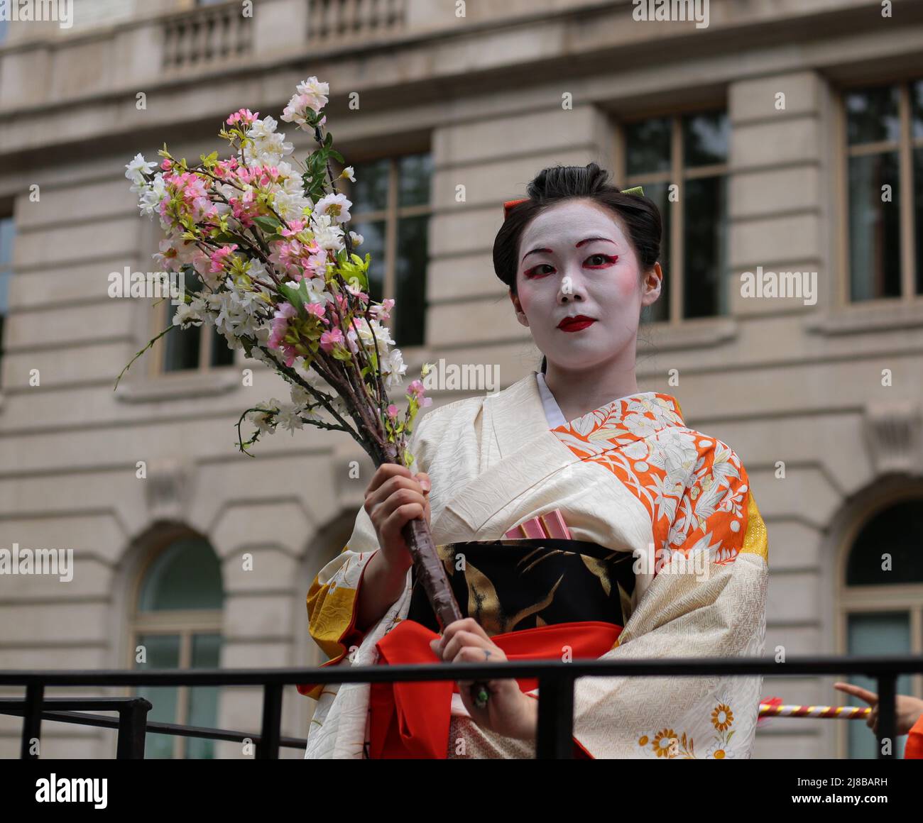 Der 14. 2022. Mai war die erste Parade zum Japan Day, bei der George Takei als Grand Marshall auftreten wurde. Stockfoto