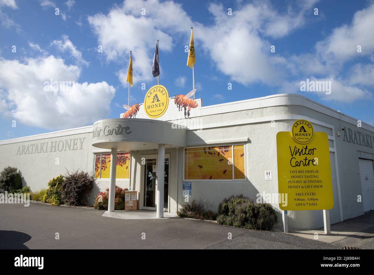 Arataki Honey Visitor Center in Havelock North, Neuseeland Stockfoto