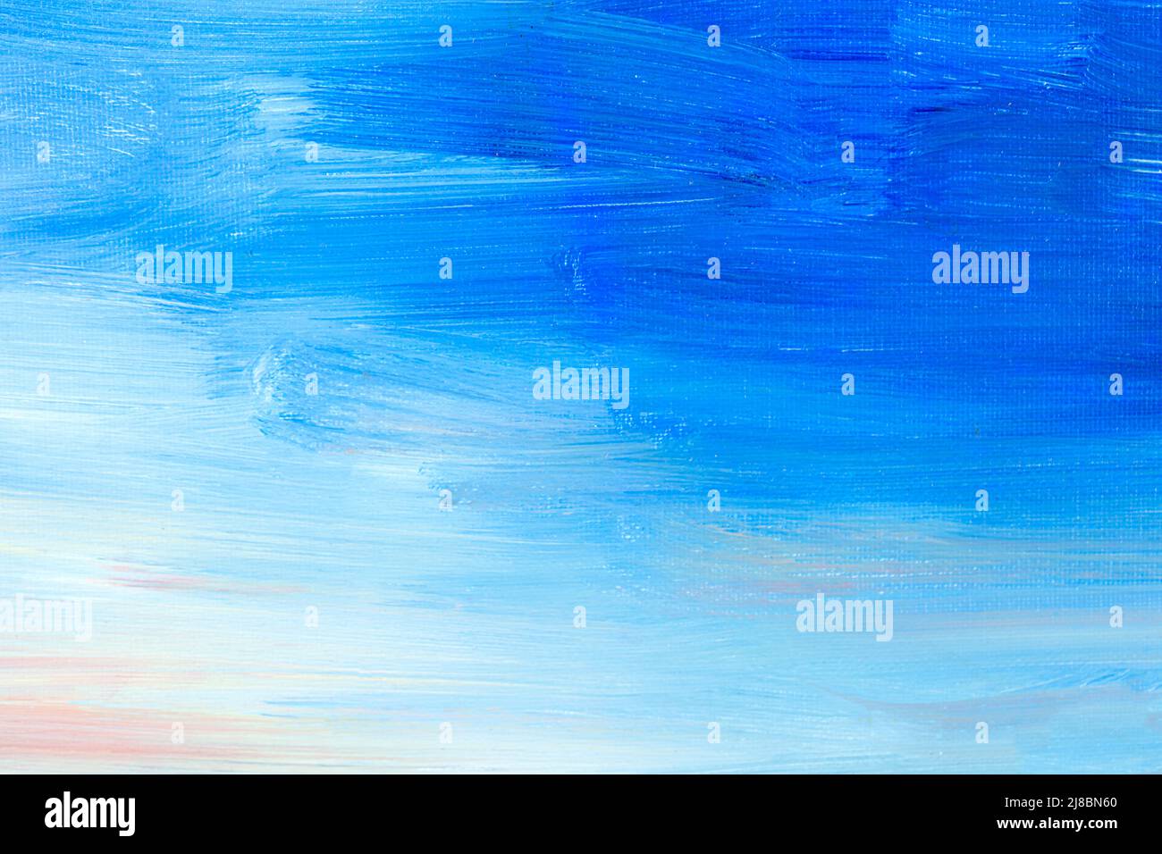 Einfache und klassische Malerei Hintergrund in blauer Farbe. Stockfoto