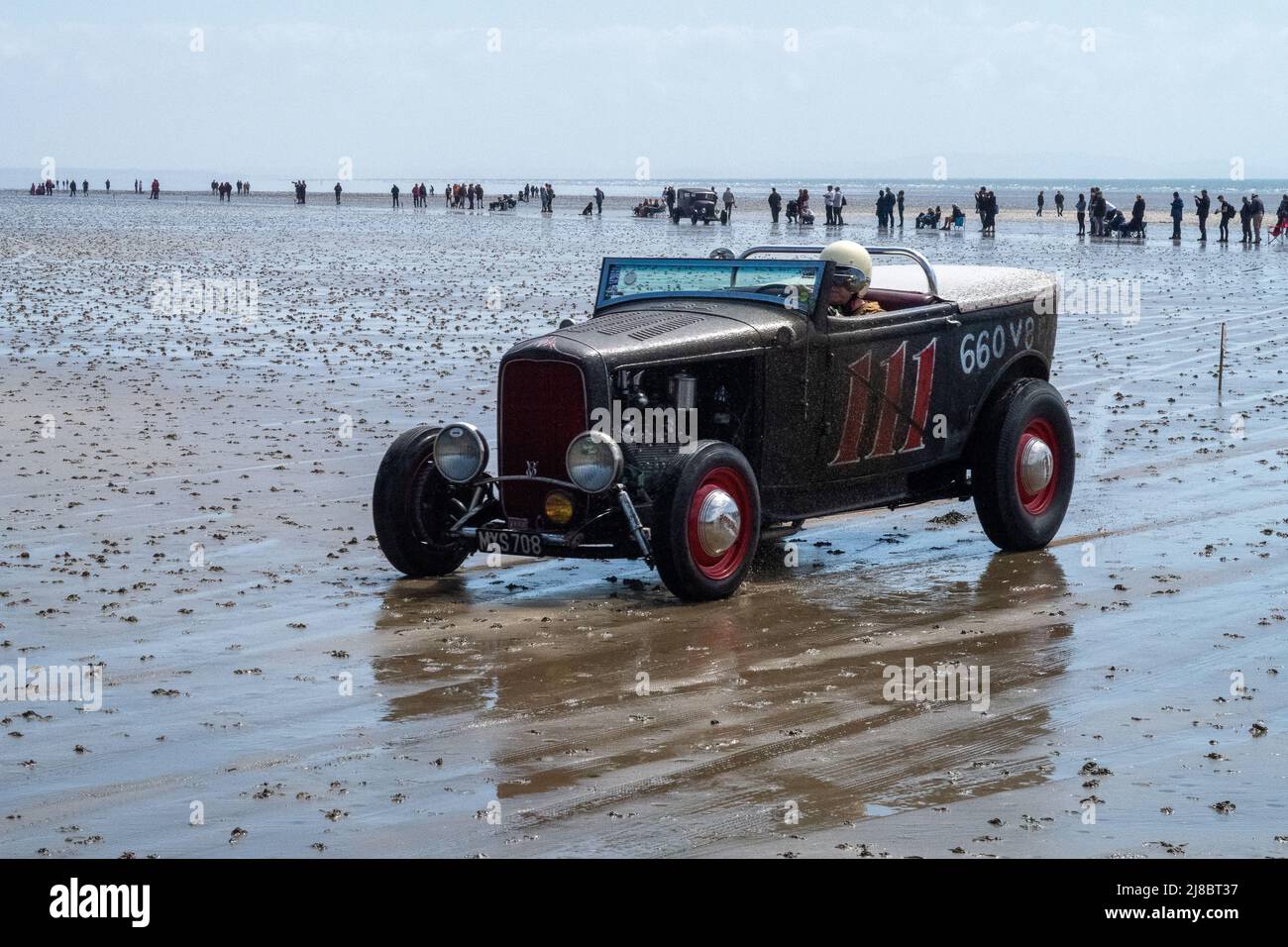 Pendine Sands Hot Rod Races Carmarthenshire, South Wales Stockfoto