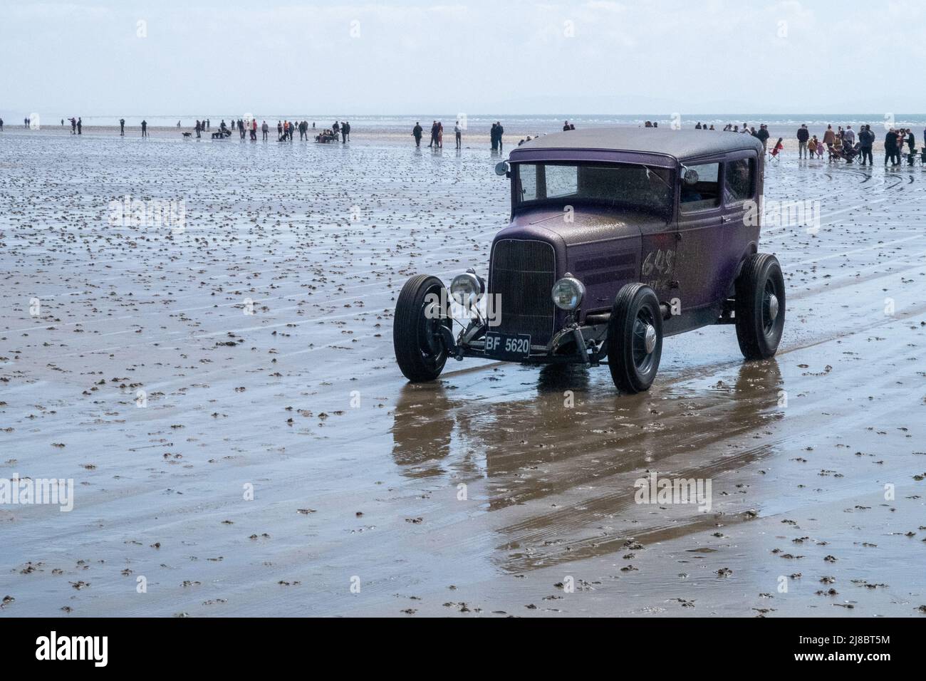 Pendine Sands Hot Rod Races Carmarthenshire, South Wales Stockfoto