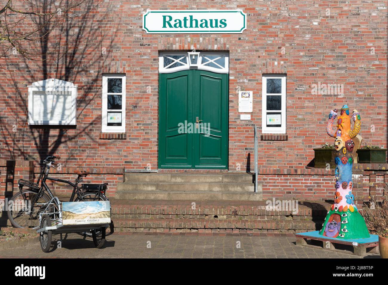 Rathaus von Spiekeroog, Deutschland Stockfoto