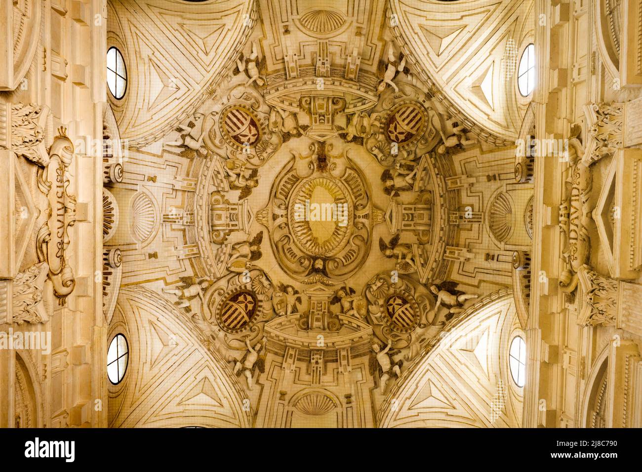 Decke im Museum der Schönen Künste von Sevilla - Spanien Stockfoto