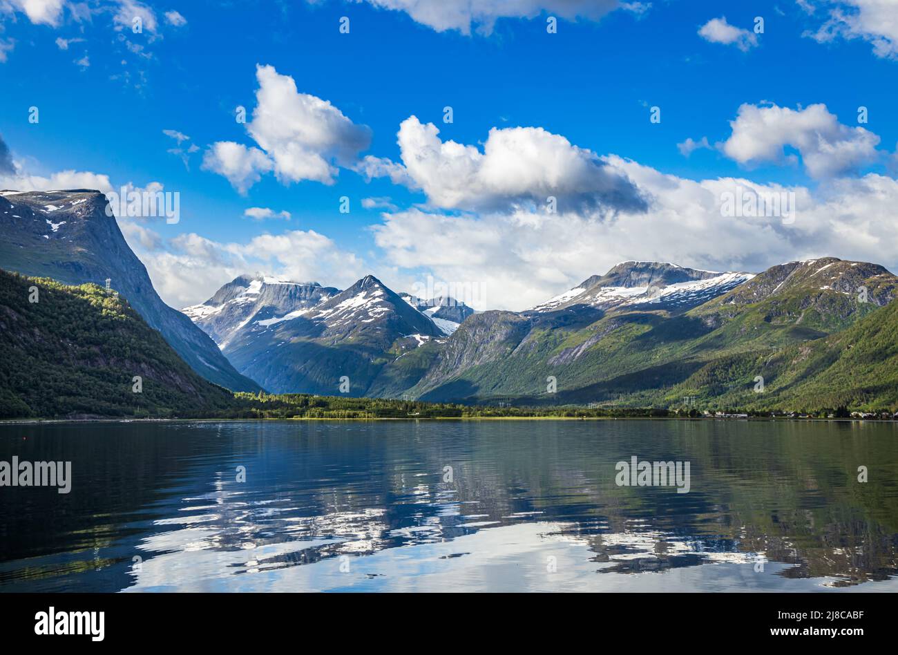 Wunderschöne Natur Norwegen Naturlandschaft. Stockfoto