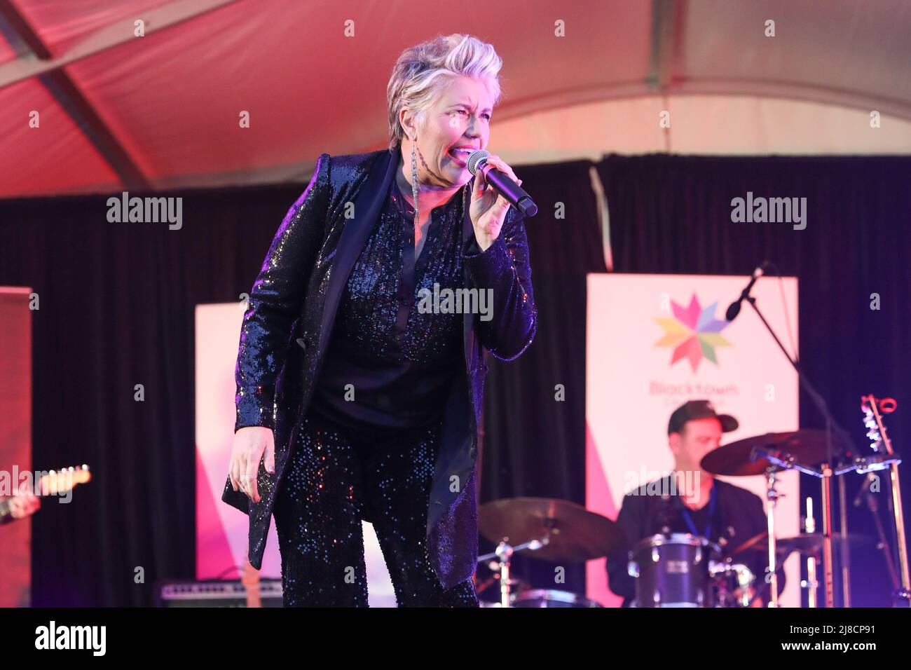 15. Mai 2022: MELINDA SCHNEIDER tritt am 15. Mai 2022 beim Outback Blacktown Country Music Festival in Sydney, NSW Australien auf (Bild: © Christopher Khoury/Australian Press Agency via ZUMA Wire) Stockfoto