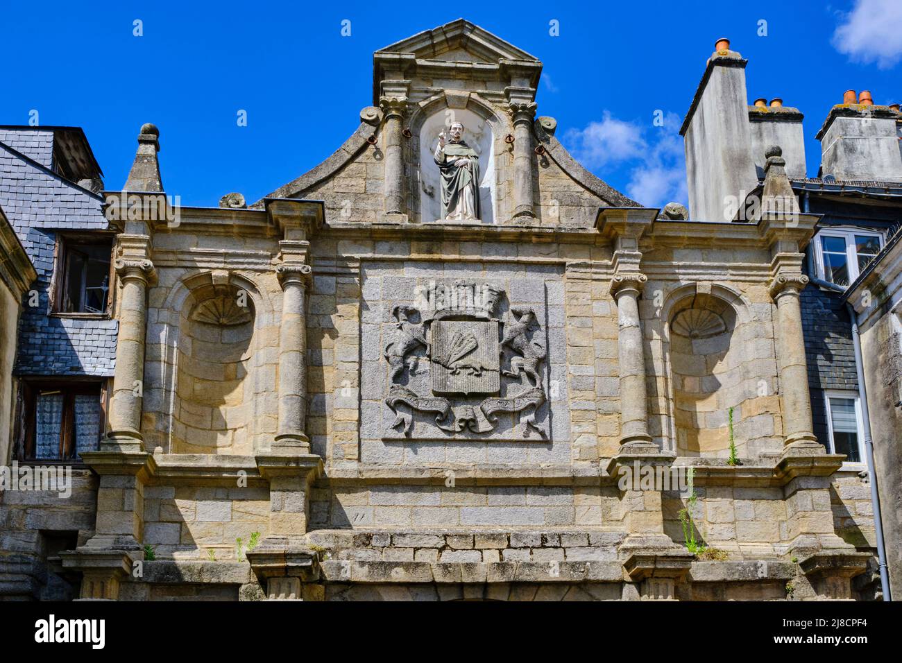 Frankreich, Morbihan, Golf von Morbihan, Vannes, Saint-Vincent Gate Stockfoto