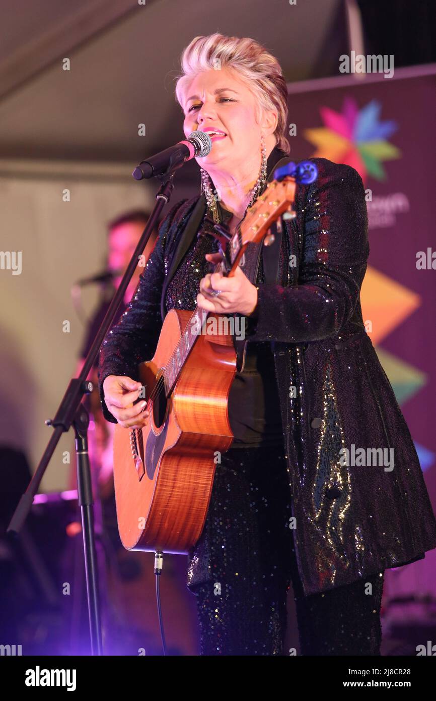 15. Mai 2022: MELINDA SCHNEIDER tritt am 15. Mai 2022 beim Outback Blacktown Country Music Festival in Sydney, NSW Australien auf (Bild: © Christopher Khoury/Australian Press Agency via ZUMA Wire) Stockfoto