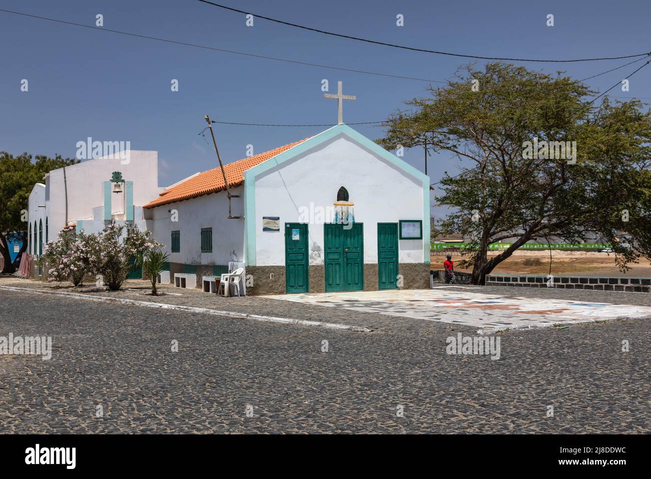 Kirche von Capela de Sao Jose in Palmeira, Sal, Kapverdische Inseln, Afrika Stockfoto