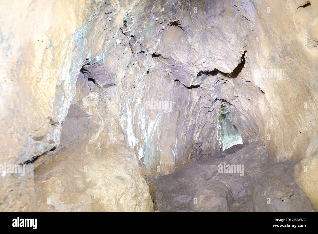 Victoria Cave in Langcliffe in den Yorkshire Dales, North Yorkshire, Großbritannien Stockfoto