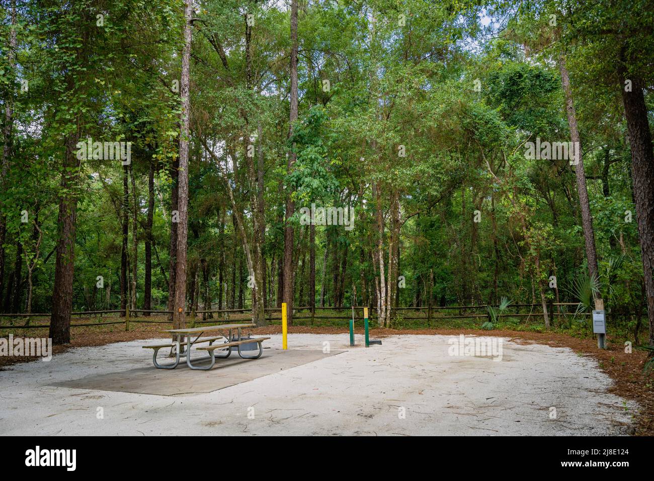 Kelly Park Rock Springs RV Camping Spot in Apopka, Florida Stockfoto