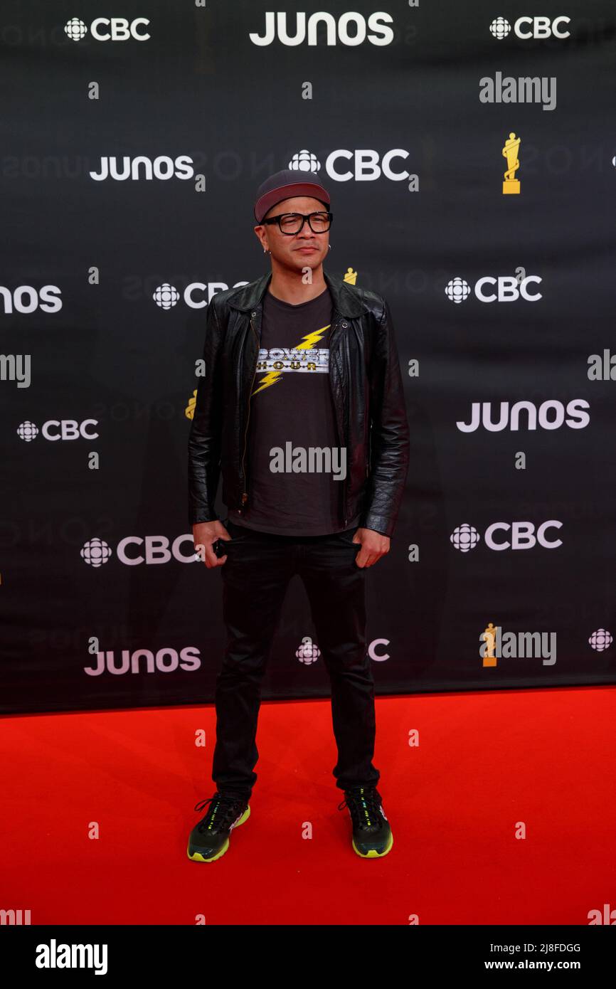 Danko Jones auf dem Roten Teppich bei den Juno Awards 2022 in Toronto, KANADA Stockfoto