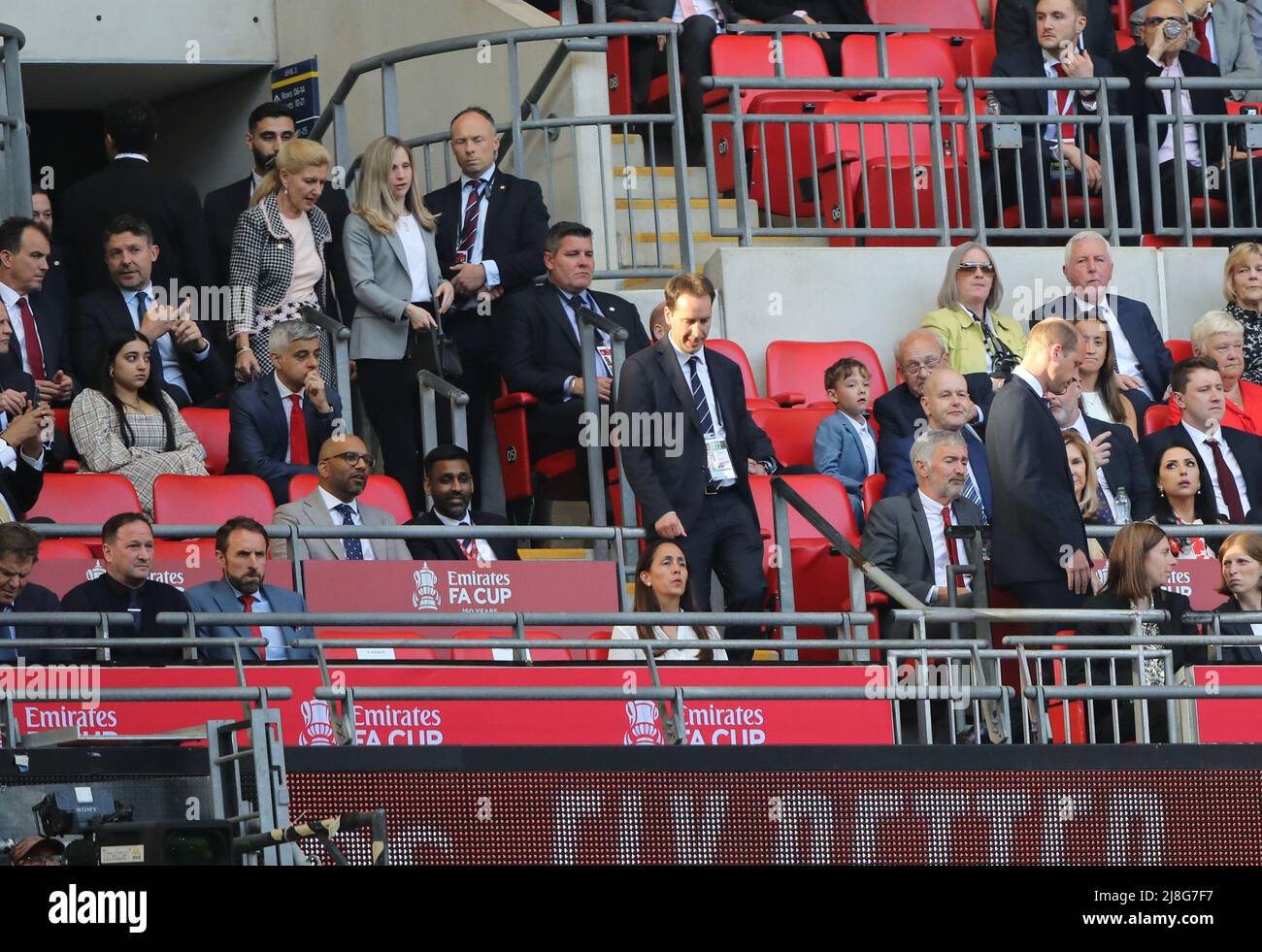 London, Großbritannien. 14.. Mai 2022. Sadiq Khan, Bürgermeister von London, beim Emirates FA Cup Finale mit Chelsea gegen Liverpool im Wembley Stadium, London, Großbritannien, am 14. Mai 2022 Credit: Paul Marriott/Alamy Live News Stockfoto