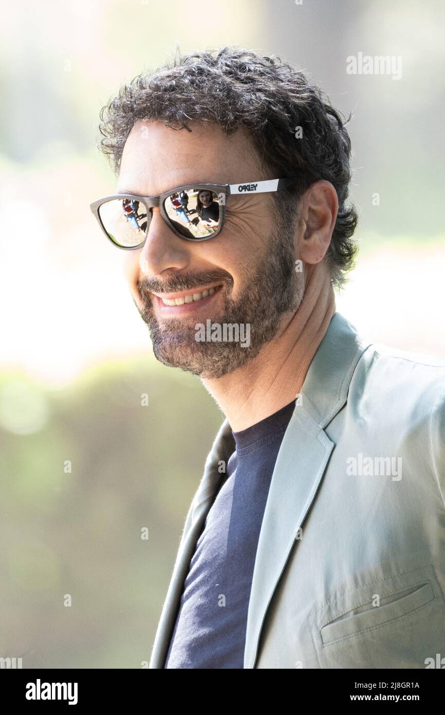 Rom, Italien, 16. Mai 2022 - Raoul Bova nimmt an der Fotoaufnahme der italienischen Stimmschauspieler für den Film 'CIP e CIOP - Agenti Speciali' Teil. Credits: Luigi de Pompeis/Alamy Live News Stockfoto