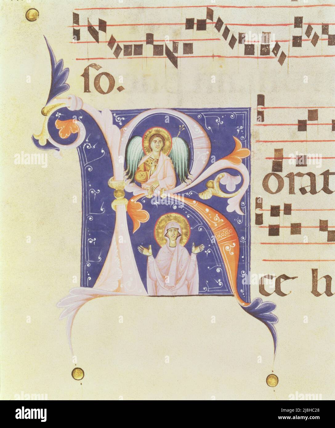 Hope, eine der drei theologischen Tugenden (Fresko) von Abate, Nicolo dell' (c.1509-71) & Fontana, Alberto (d.1558); Galleria e Museo Estense, Modena, Italien; Italienisch, urheberrechtlich geschützt. Stockfoto