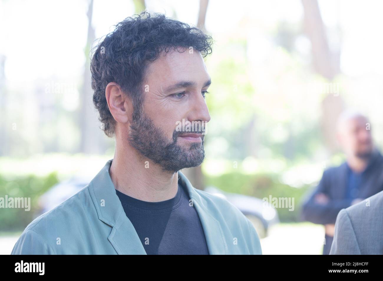 16. Mai 2022, Rom, RM, Italien: Der italienische Schauspieler Raoul Bova nimmt an der Fotoaufnahme des Films ''CIP e CIOP Agenti Speciali'' in Rom Teil (Bildquelle: © Matteo Nardone/Pacific Press via ZUMA Press Wire) Stockfoto