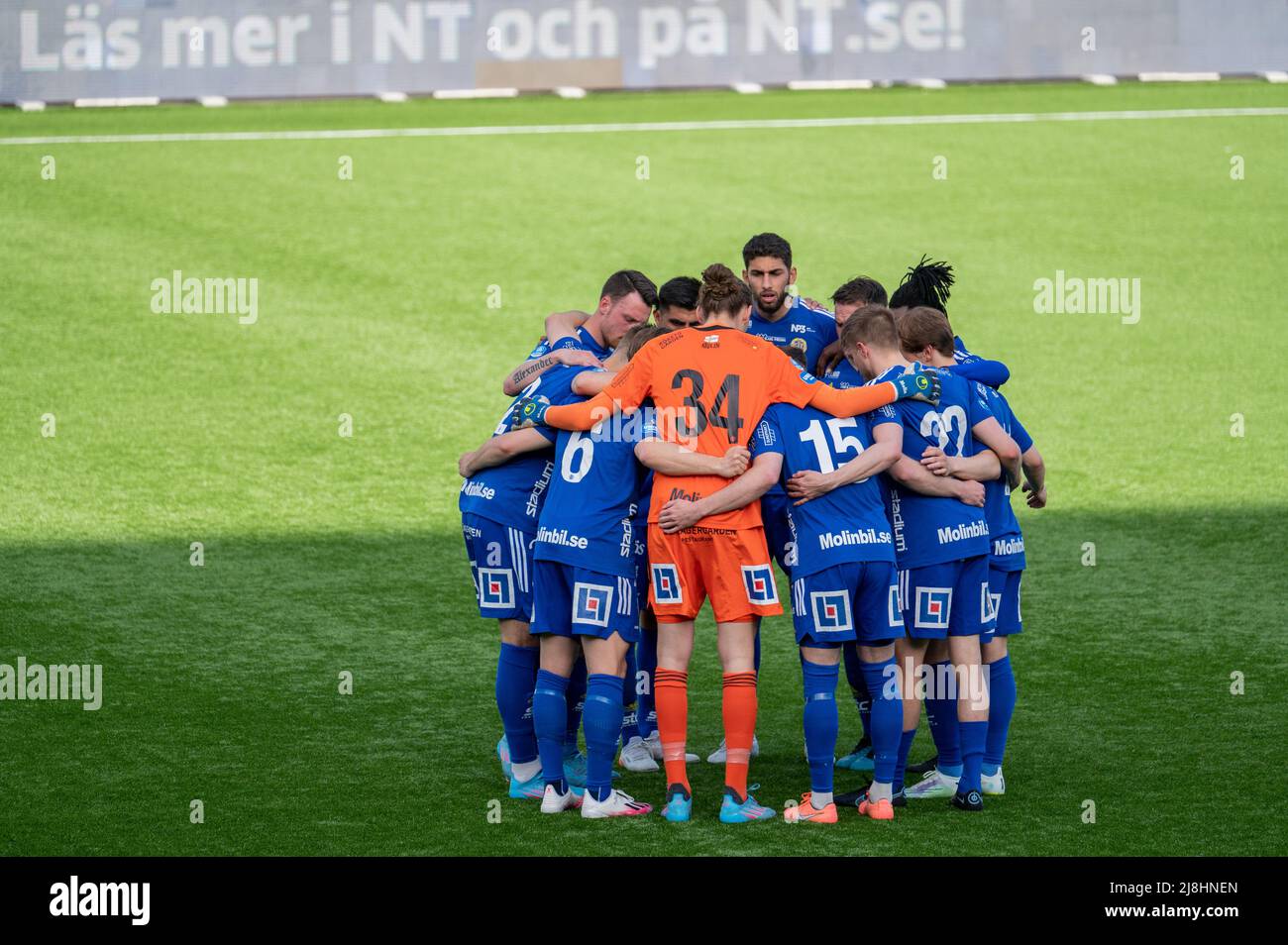 GIF Sundsvall Spieler bei einem Fußballspiel zwischen IFK Norrköping und GIF Sundsvall in der schwedischen ersten Liga Allsvenskan Stockfoto