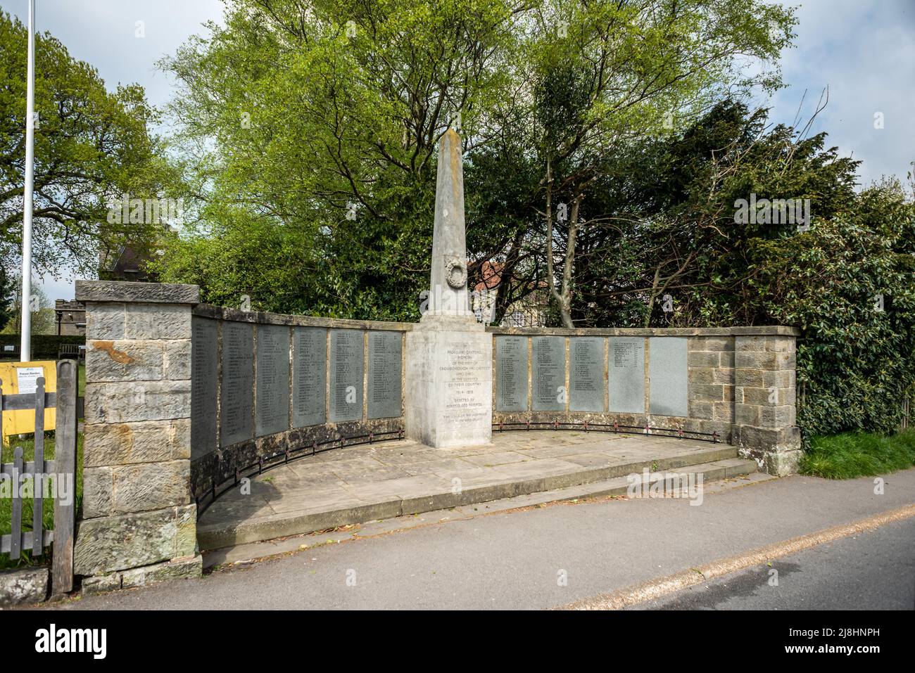 Crowborough, April 23. 2022: War Memorial Stockfoto