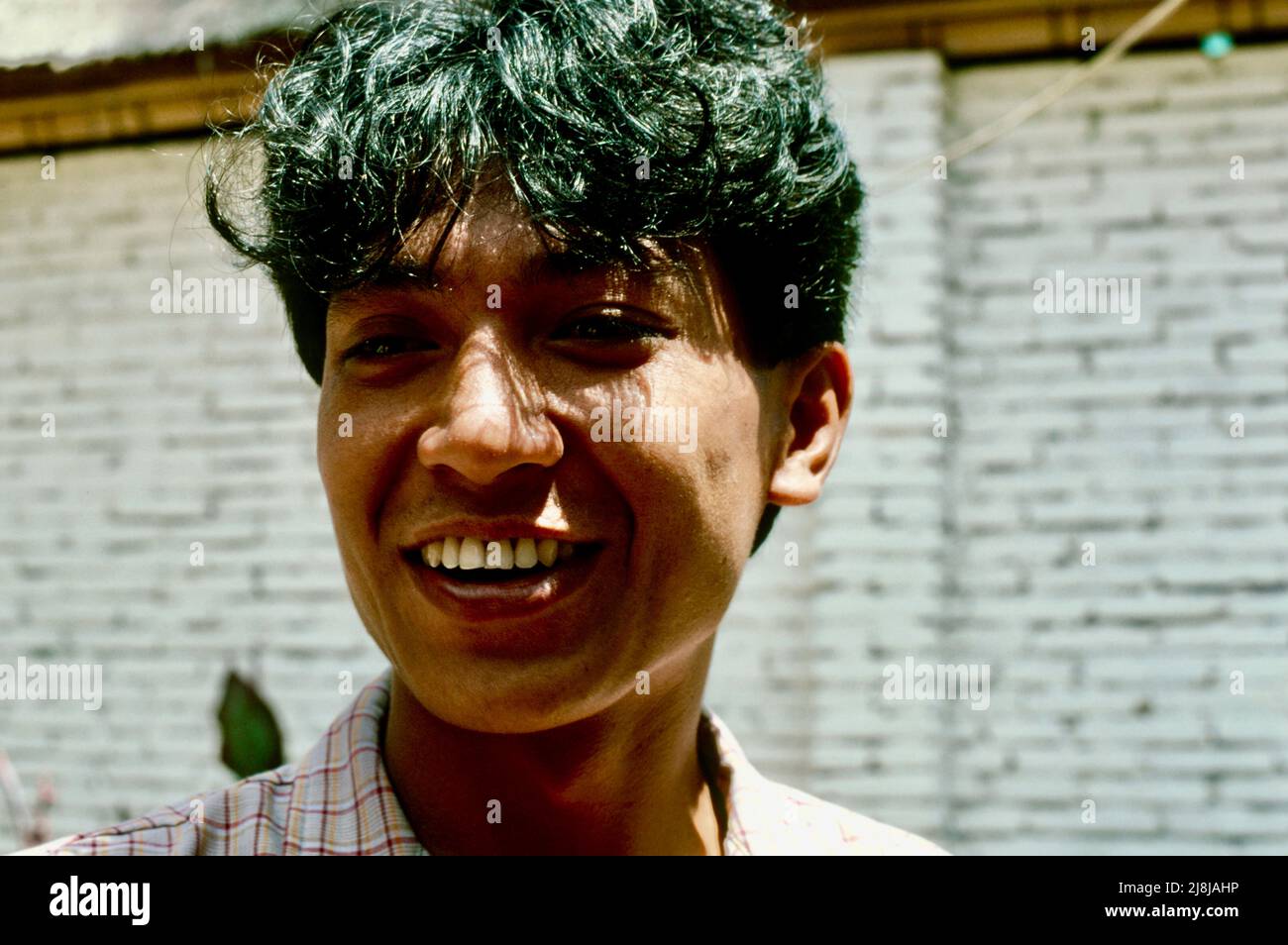 Manager des Agung Rai Studios in Ubud, Bali, Indonesien Stockfoto