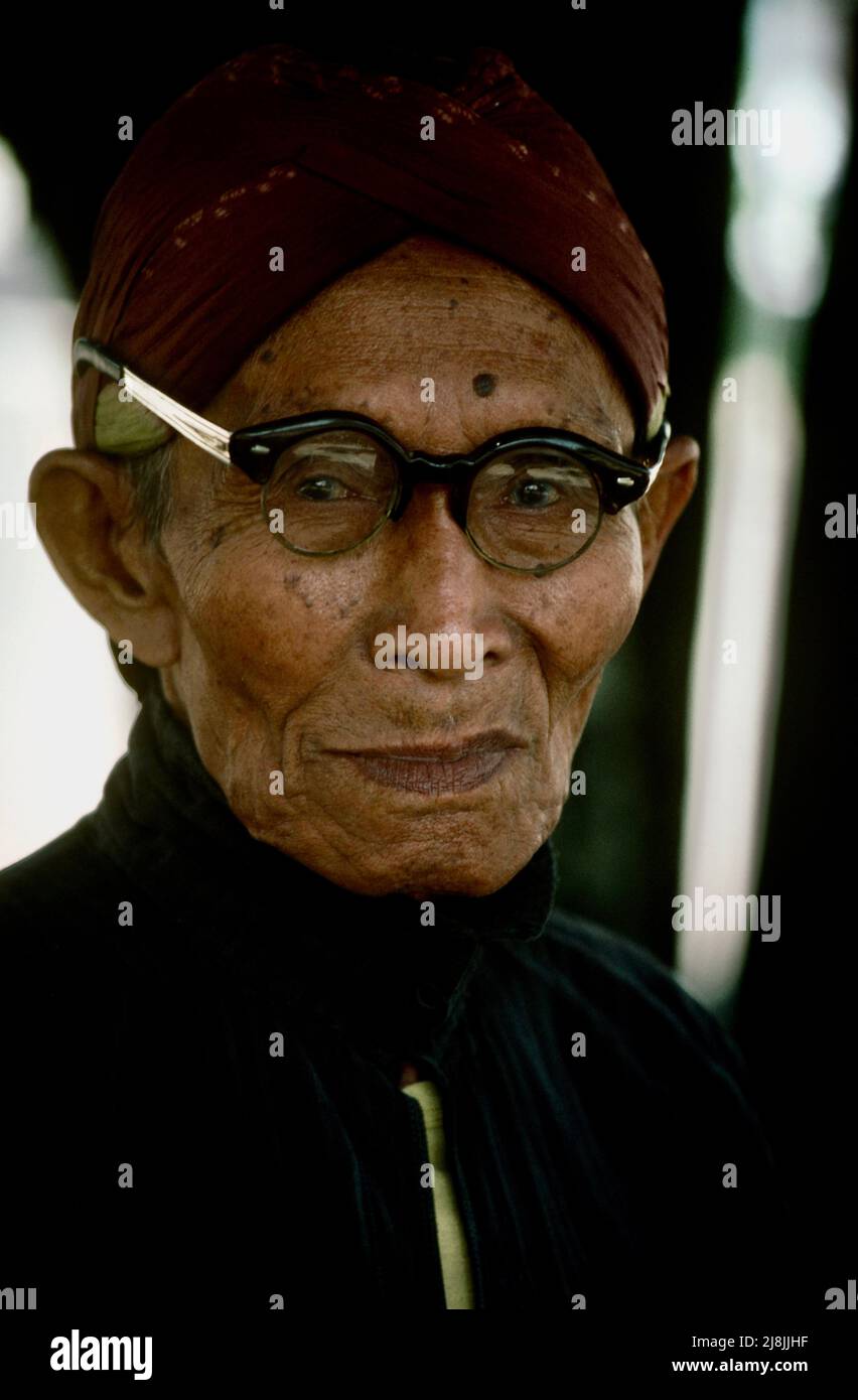 Alte Garde im Sultanspalast in Yogakarta auf der Insel Java, Indonesien 1984 Stockfoto