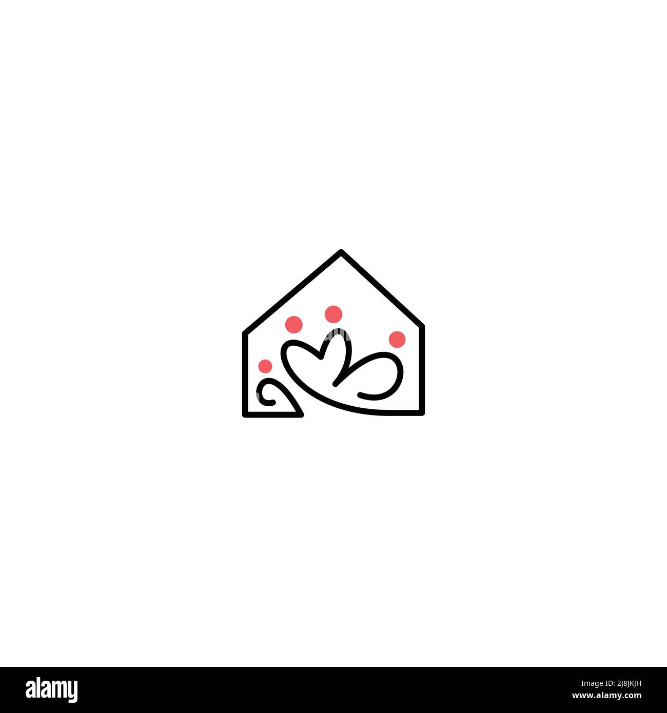 Symbol für den Standort der Gruppe von Personen. Sammeln von Menschen. Auf der Karte der Menschen platzieren. Vektorsymbol. Stock Vektor