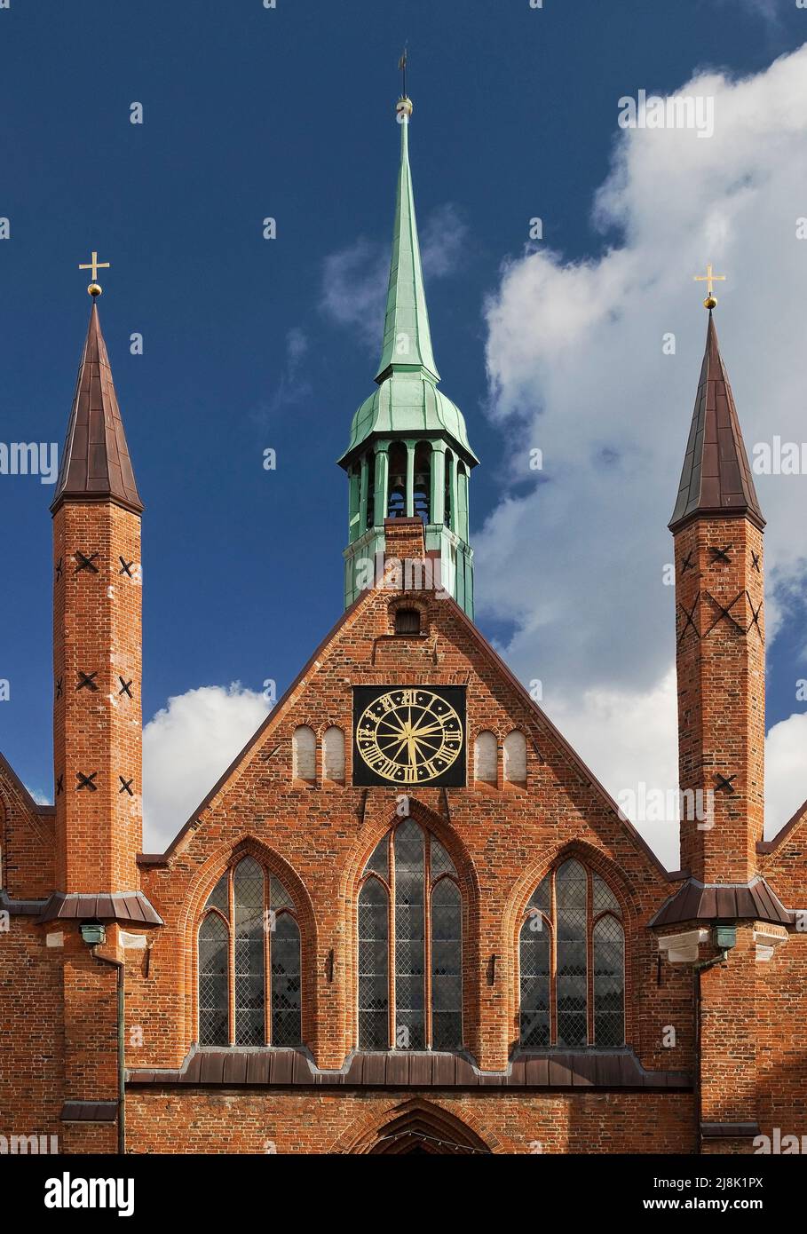 Heiliger Geist Krankenhaus, einer der ältesten persistenten sozialen Dienste weltweit, Deutschland, Schleswig-Holstein, Lübeck Stockfoto