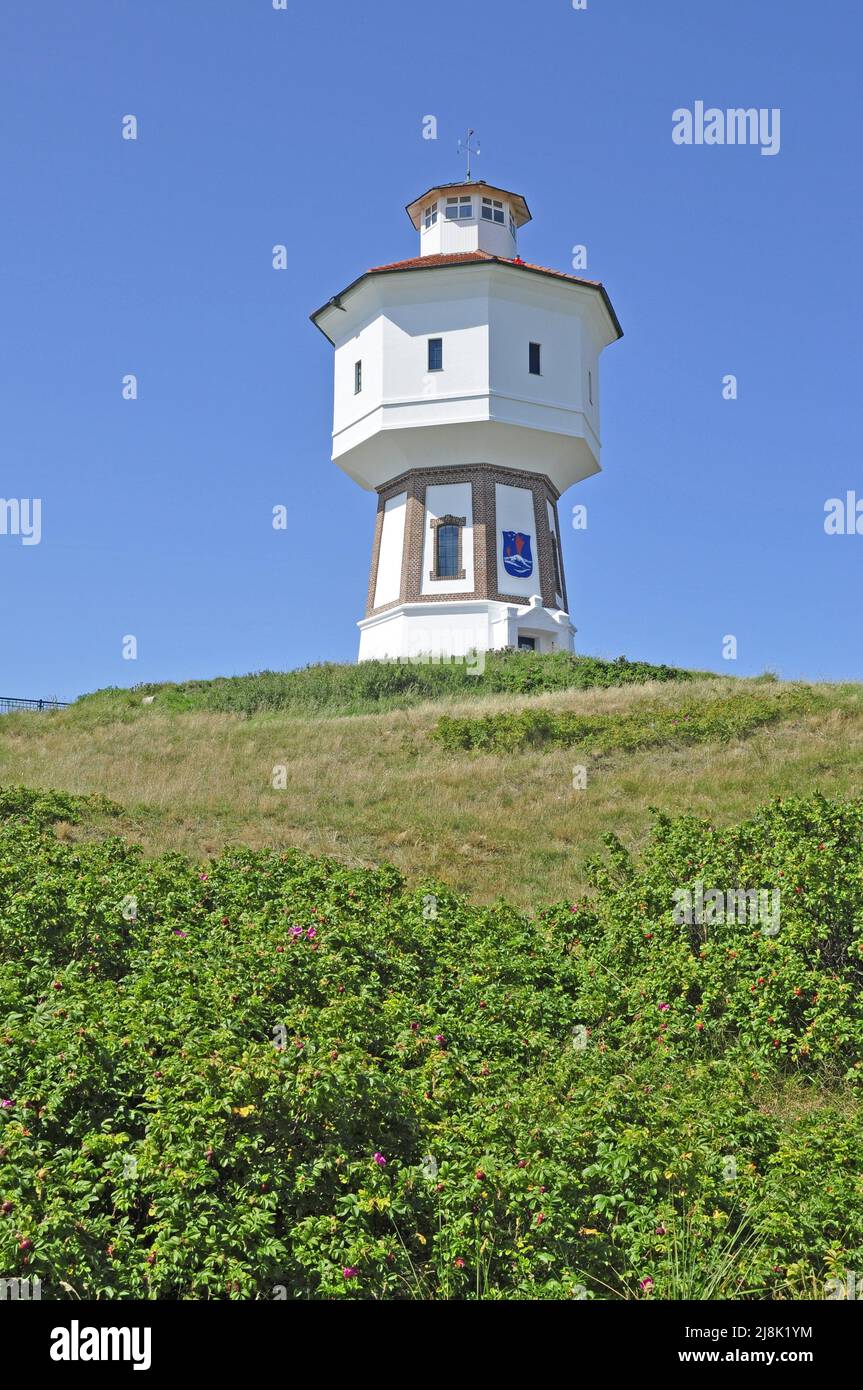 Wasserturm auf der Insel Langeoog, Deutschland, Niedersachsen, Ostfriesland, Langeoog Stockfoto