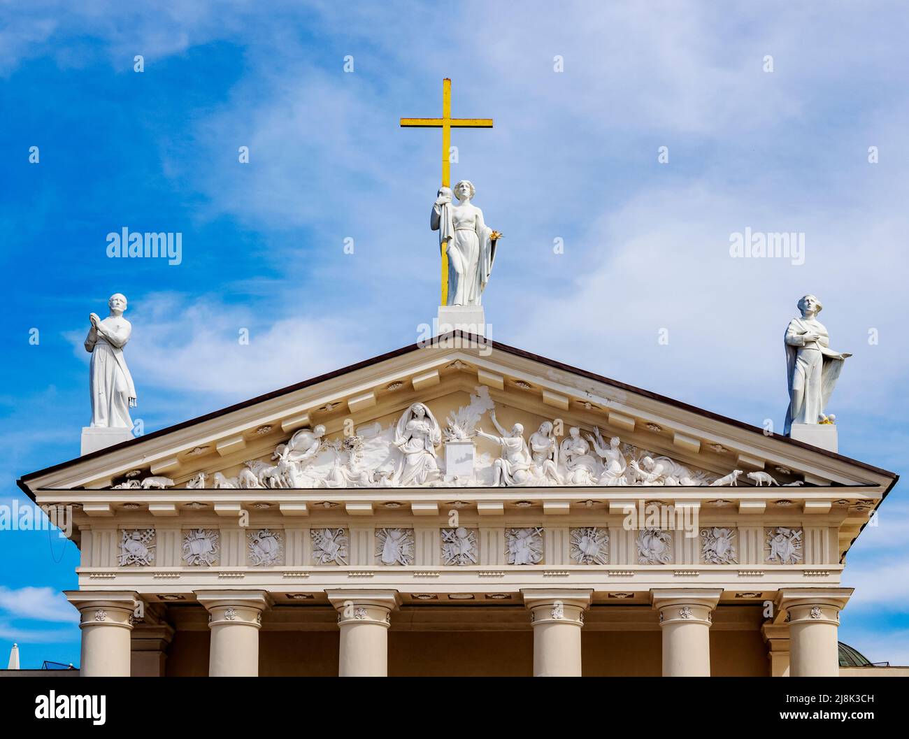 Kathedrale Basilika St. Stanislaus und St. Ladislaus, Altstadt, Vilnius, Litauen Stockfoto