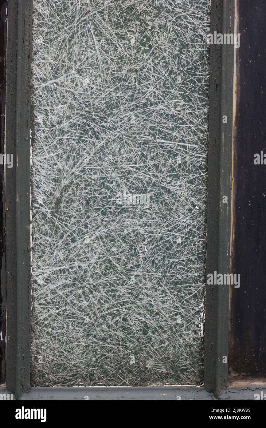 Vintage-Glasmuster mit viel Faser. Stockfoto