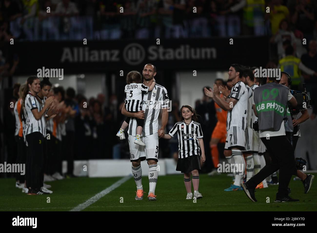 Turin, Italien. 16.. Mai 2022. Giorgio Chiellini (Juventus) während der italienischen Serie Ein Spiel zwischen Juventus 2-2 Lazio im Allianz Stadium am 16. Mai 2022 in Turin, Italien. Quelle: Maurizio Borsari/AFLO/Alamy Live News Stockfoto